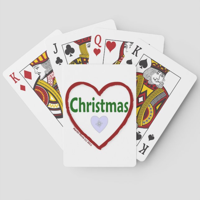 Liebe Weihnachten Spielkarten (Rückseite)
