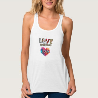 „Liebe Weihnachten“ Tanktop für Damen.