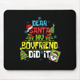 Liebe Weihnachtsfreund hat es Weihnachten Freundin Mousepad