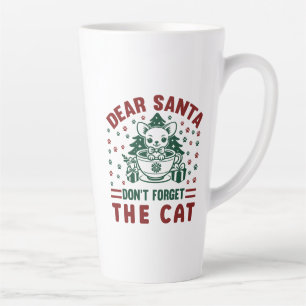 Liebe Weihnachtsmann Vergiss nicht die Katze-68175 Milchtasse