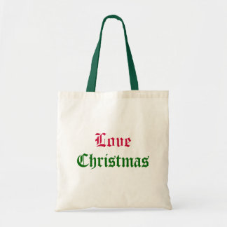 Liebe-WeihnachtsTasche Tragetasche
