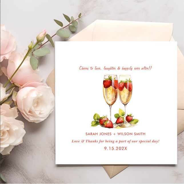 Liebe  Wein Pink Brille Hochzeit Napkins Serviette (Von Creator hochgeladen)