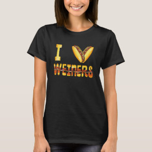 Liebe Weiners Hotdogs Dackel Sausage Hot Dog Lover T-Shirt