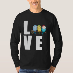 Liebe Wellensittich-Mutter Nymphensittich Sittich  T-Shirt