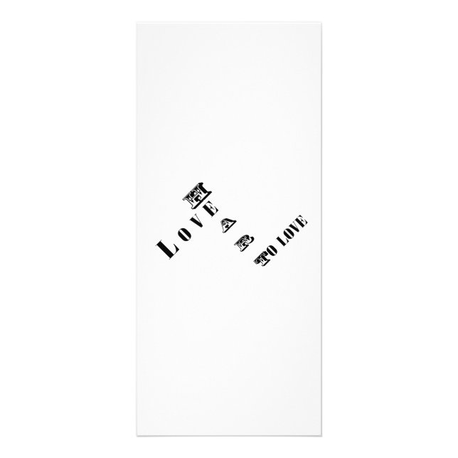 Liebe Werbekarte (Vorne)