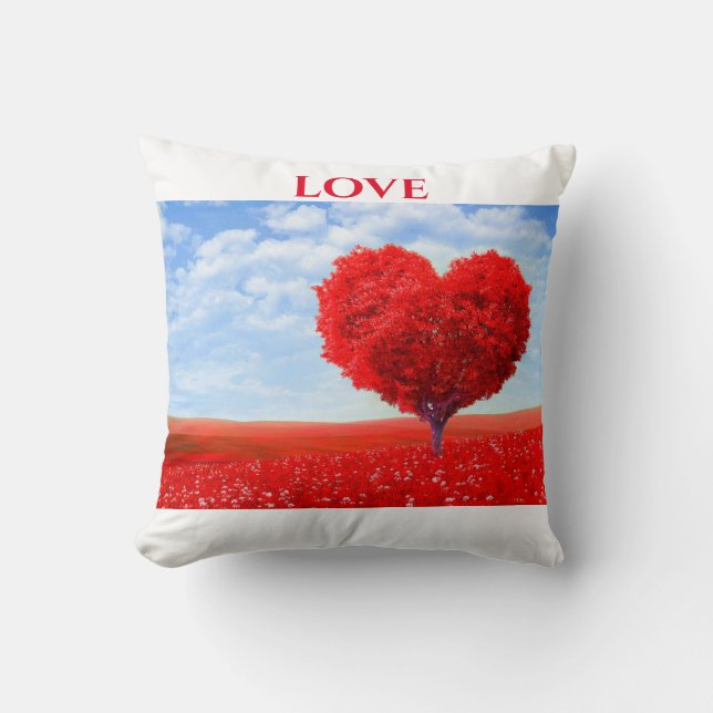 'LIEBE' werfen Kissen. "16 x 16" Kissen (Vorderseite)