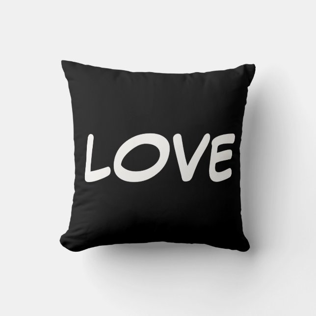 LIEBE werfen Kissen, 16x16 Kissen (Vorderseite)