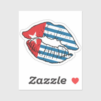 Liebe West Papua Barat Papuan Lipstick Aufkleber