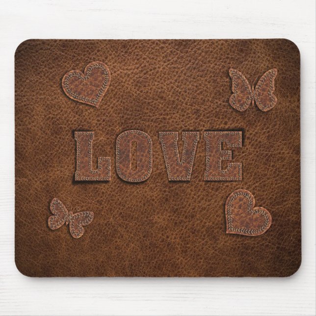 Liebe Western Style Mousepad (Vorne)