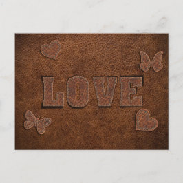 Liebe Western Style Postkarte