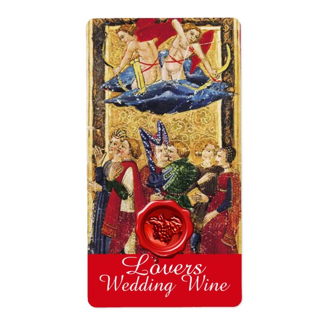 LIEBE WETTER WEIN ROTES WAX SIEGEL/ ANTIKEN ZIELE (Vorne)