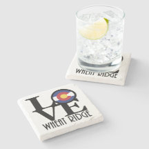 LIEBE Wheat Ridge Colorado Untersetzer