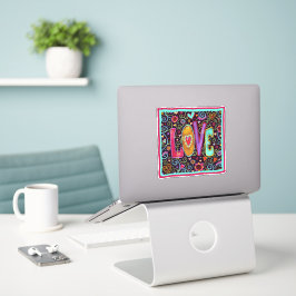 Liebe Whimsical Trendy Valentine Inspirivity Aufkleber