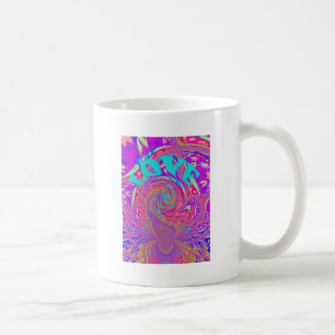 Liebe Whirlpool faszinierend Cyan Text Art Graphic Kaffeetasse