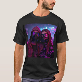 LIEBE & WIDERSTAND Weegie Techno Romantiker T-Shirt