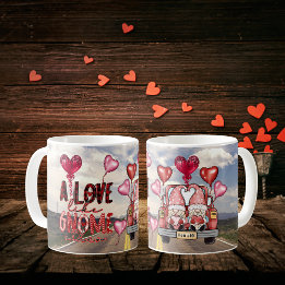 Liebe wie Gnome anderer Valentinstag Kaffeetasse