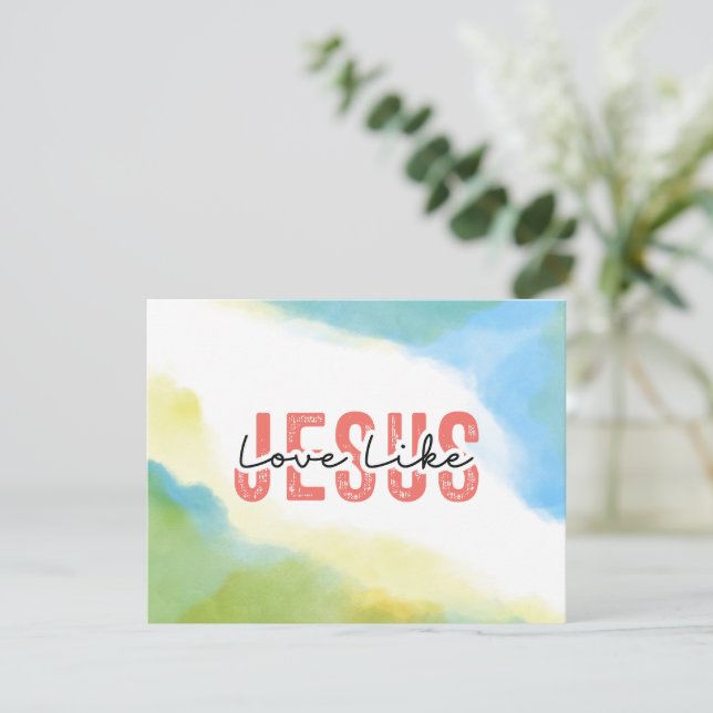 Liebe wie Jesus Christlicher Zitat Bibel Verse Car (Stehend Vorderseite)