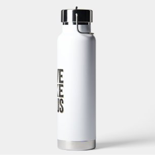 Liebe wie Jesus Christliches Typografie-Design_1 Trinkflasche