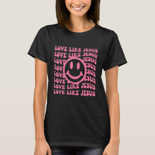 Liebe wie Jesus Vintag für Frauen Männer T-Shirt