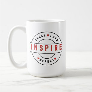 Liebe wiederholen Motivierend Kaffeetasse