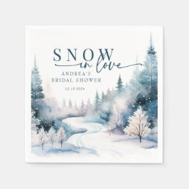 Liebe | Winterwald Serviette