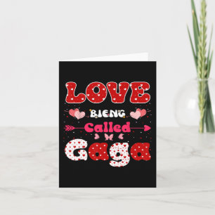 Liebe wird Gaga Funny Mother Day for Wome genannt Karte