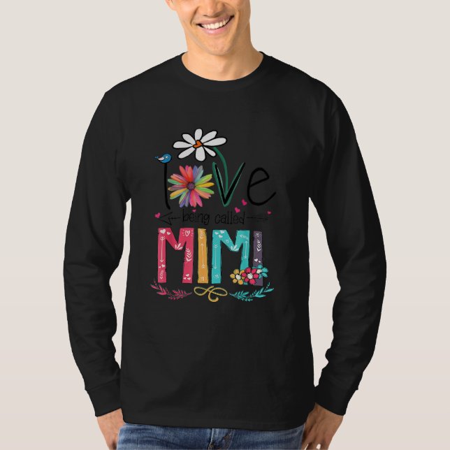 Liebe wird Mimi Png Svgmimi genannt T-Shirt (Vorderseite)