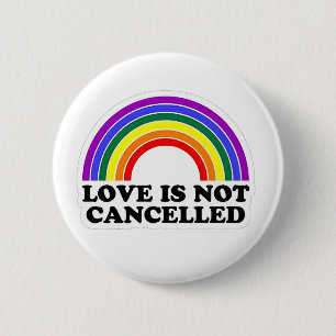 Liebe wird nicht im Monat des Rainbow LGBT Pride a Button