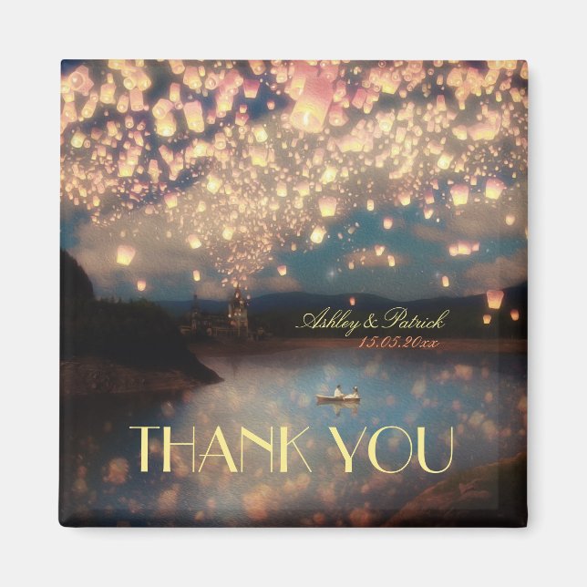 Liebe Wish Lanterns Magnet (Vorne)