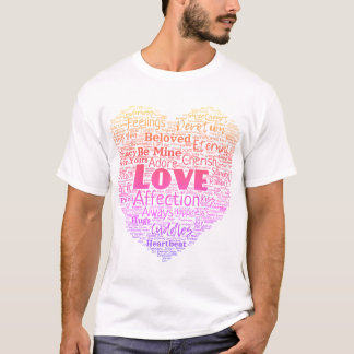 Liebe Word Cloud T-Shirt