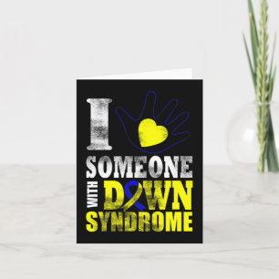 Liebe World Down Syndrome Day Frauen Kinder Karte