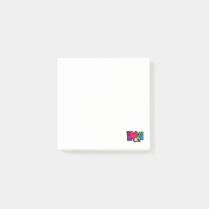 Liebe Wort Kunst Typografie Post-it Klebezettel
