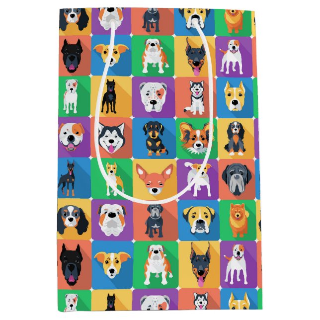 Liebe Wrapping Paper Mittlere Geschenktüte (Vorderseite)