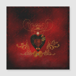 Liebe, wunderbare Herzen Magnetkarte