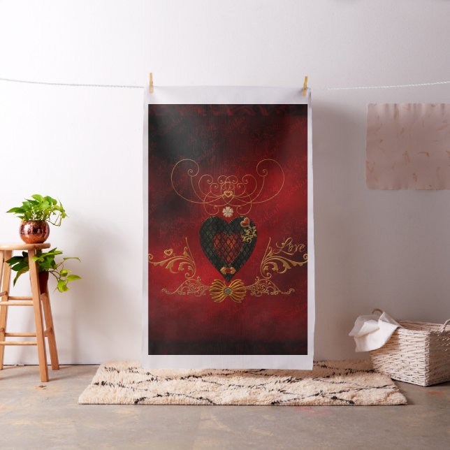 Liebe, wunderbare Herzen Stoff (Beispiel)