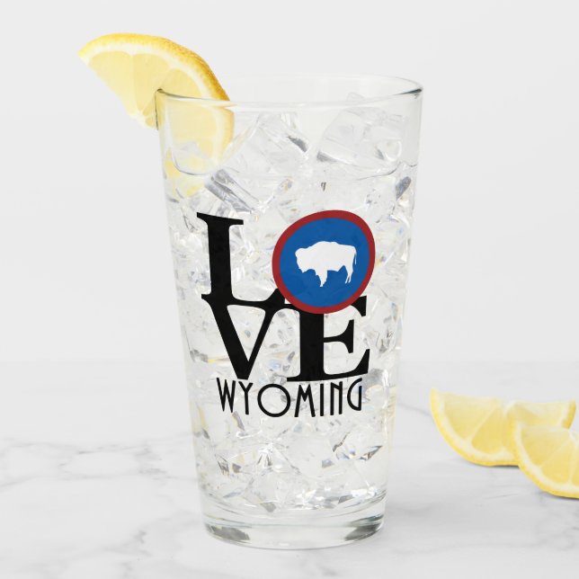 LIEBE Wyoming Glas (Vorderseite Ice)
