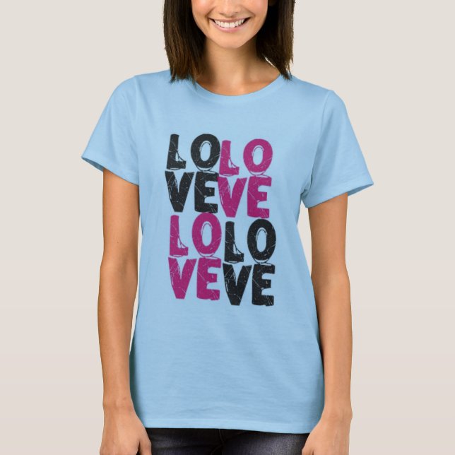 Liebe x Vier T-Shirt (Vorderseite)