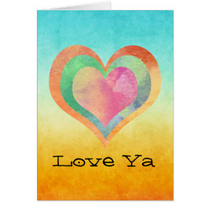 Liebe Ya Watercolor Hearts