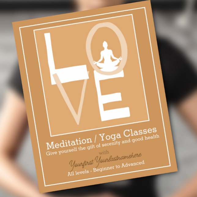 LIEBE YOGA Class Meditation Gesundheitstherapie 2 Flyer (Von Creator hochgeladen)
