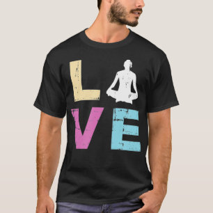 Liebe Yoga Geschenk Spirituelle Meditation Yoga  T-Shirt
