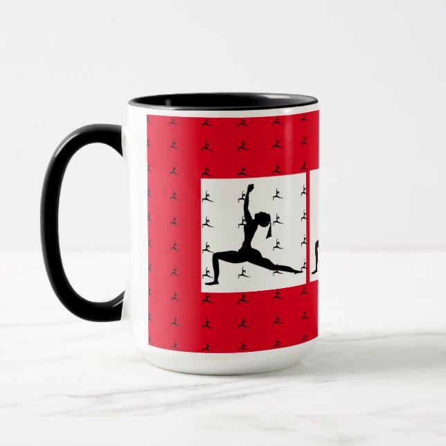 Liebe Yoga-Kaffee Tasse (Links)