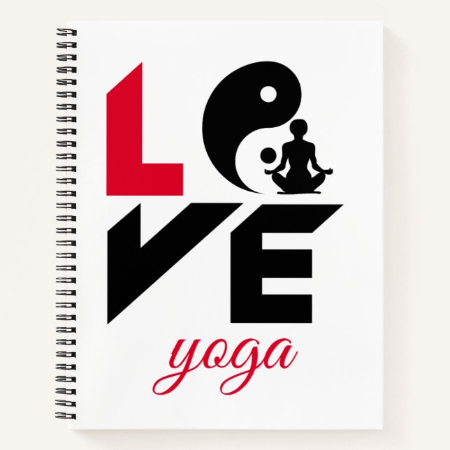Liebe-Yoga Notizbuch (Vorderseite)
