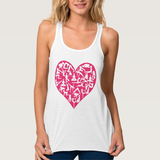 Liebe Yoga Tank Top (Vorderseite)