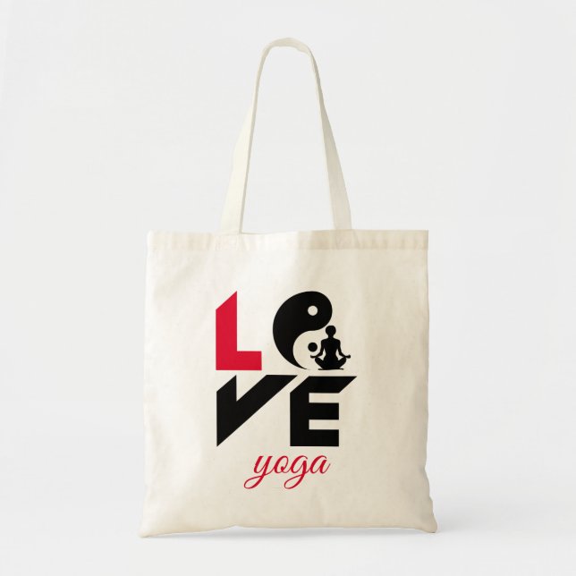 Liebe-Yoga Tragetasche (Vorne)