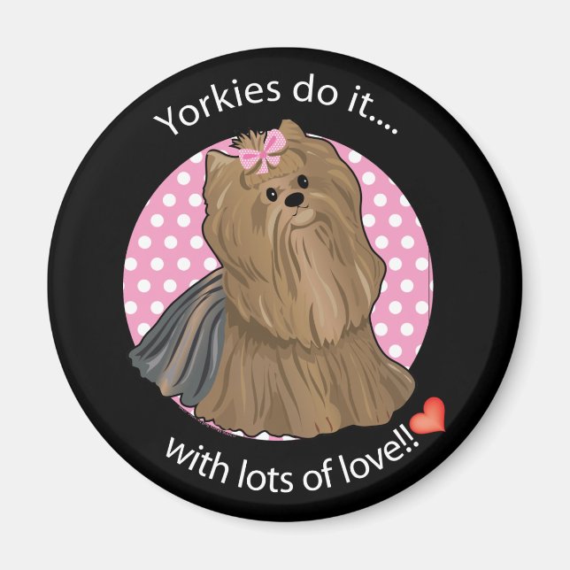 Liebe Yorkie Magnet (Vorne)