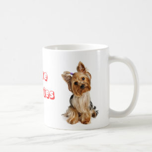 Liebe Yorkie Yorkshire Terrier Welpe Doppy Coffee  Kaffeetasse
