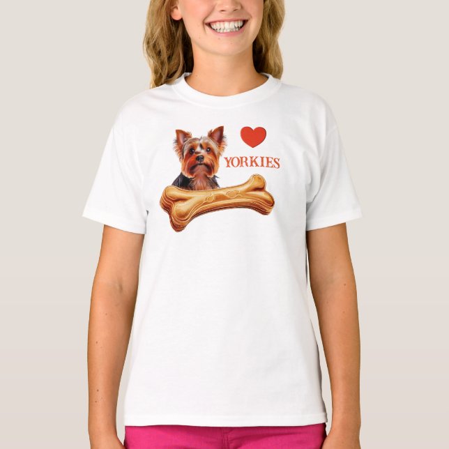 LIEBE YORKIES T-Shirt (Vorderseite)