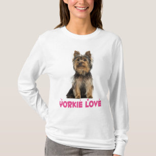 Liebe Yorkshire Terrier Welpen Hund T-Shirt