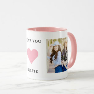 Liebe You Bestie Pink BESTE FREUNDIN Best Friend F Tasse