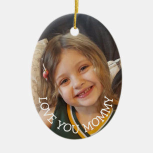 Liebe You Mommy, Weihnachtsgeschenk für Mama Weihn Keramik Ornament